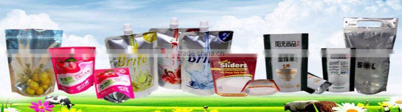Cute design packaging clear plastic zipper bags small plastic bags