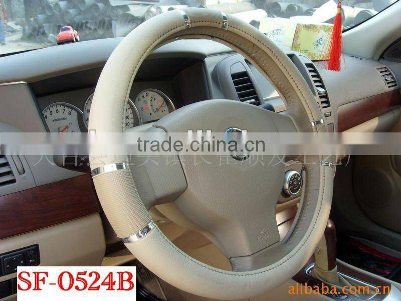 new Cheap hot style PVC/PU car steering wheel covers manufacturers