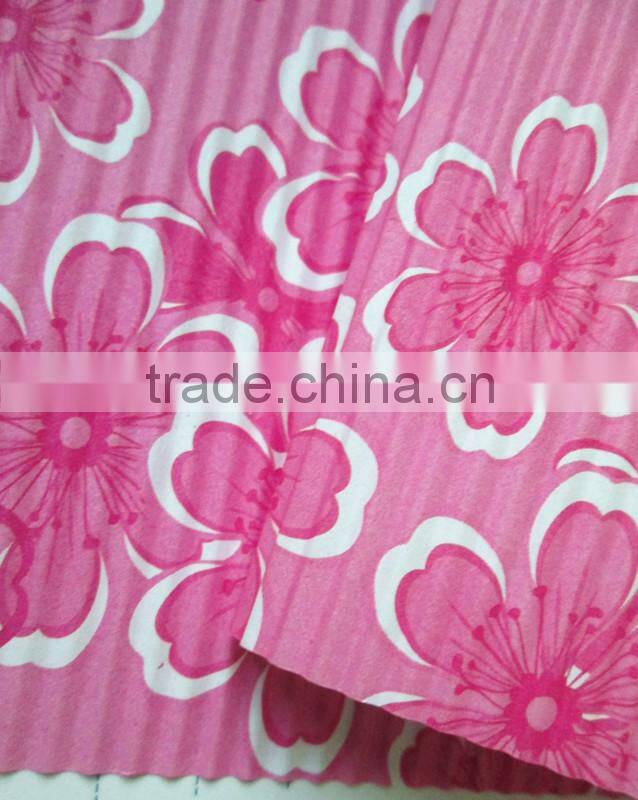 Corrugated Flowers wrapping paper