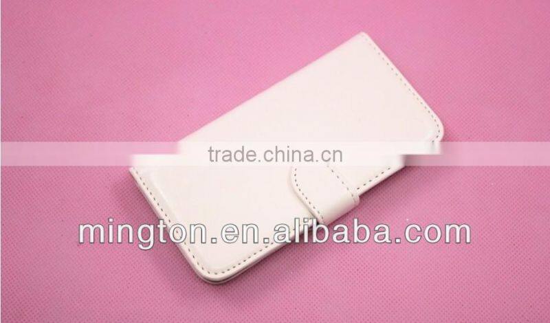 Wallet card-slot pu leather cell mobile phone case for iphone 5
