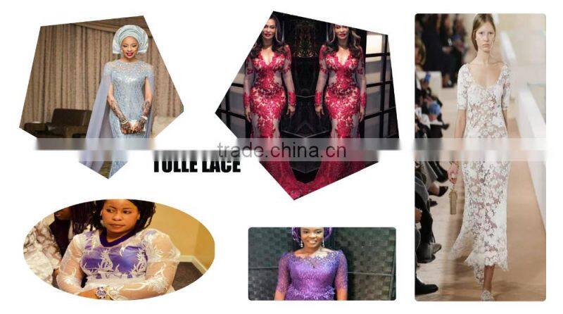 African prints wax french lace dress lace fabric with stones