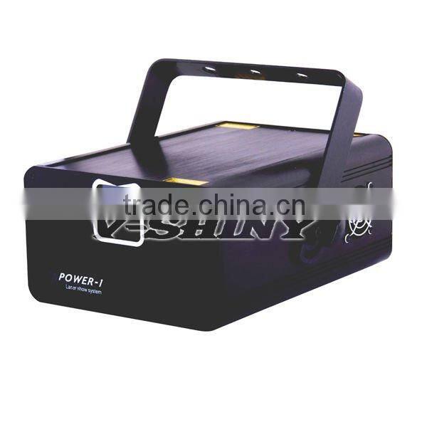 1w blue color animation laser stage lighting projector