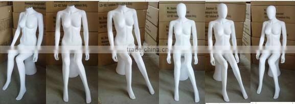 Fashion Plastic women Dress Form for Window Display