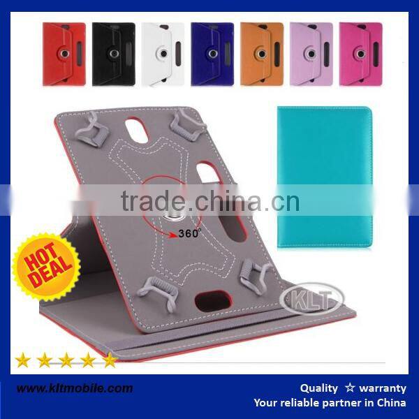 360 Degree Universal tablet case leather cover colorful