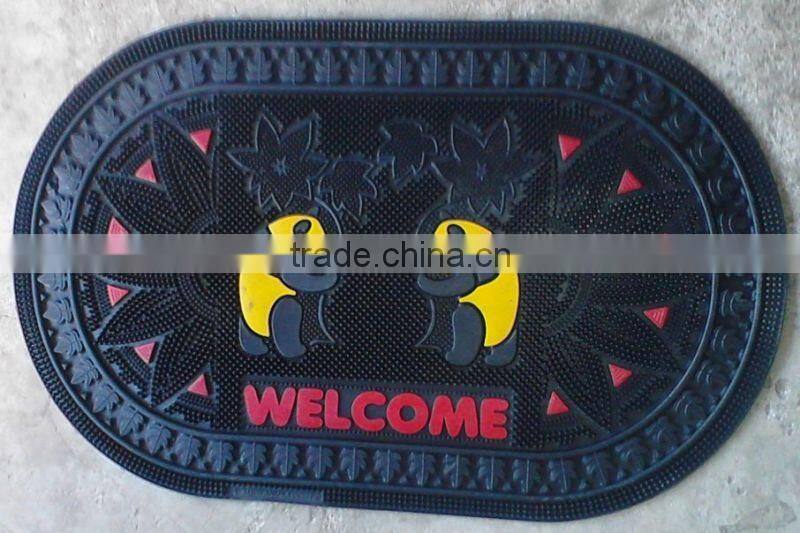 Custom eco-friendly rubber door mat