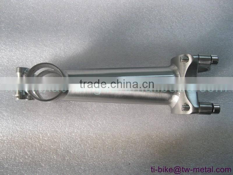 super light titanium bicycle stem OEM hand brush finished cheap ti bike stem customized titan city bike stem XACD made in china