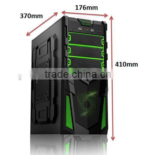 Individual Mid Tower computer gaming case, computer gaming casing