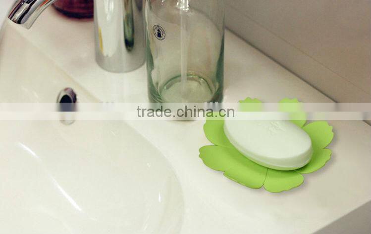 Soap Box,Silicone Soap Box,Lovely Tiny Bathroom Silicone Soap Box