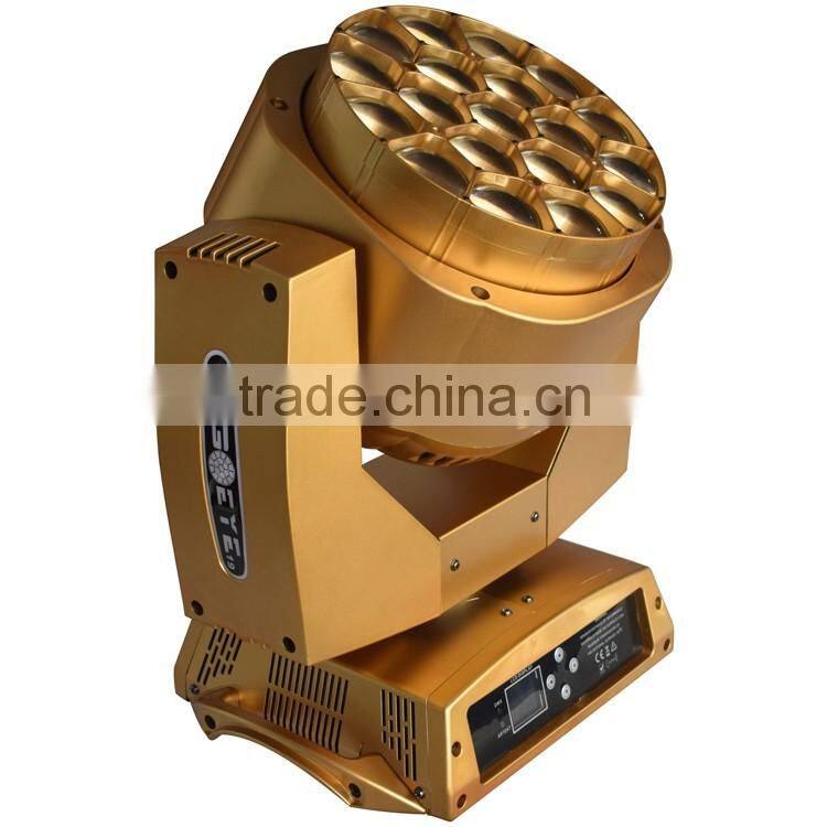 Three Years Warranty Clay Paky Bee Eye K10 Beam Wash Zoom 4in1 RGBW 19x15w LED Moving Head Light