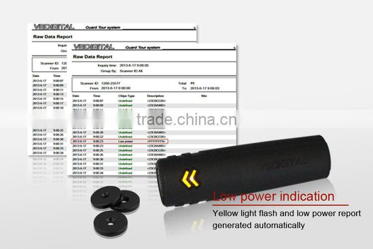 Hot IP67 Design USB Security Guard Tour Patrol System