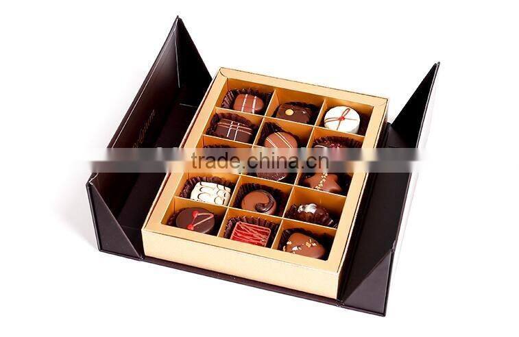 Food grade elegant paper cardboard chocolate box
