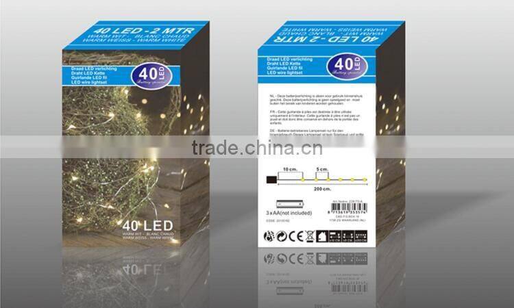 2016 China Party Items LED String Lights Flower For Christmas
