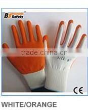 BSSAFETY 13G black nitrile hand gloves for construction work