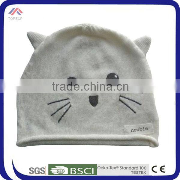 fashion knitting baby crochet hat for cute children