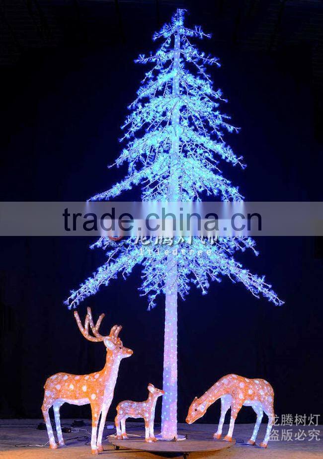 7m outdoor RGB christmas decorations tree light