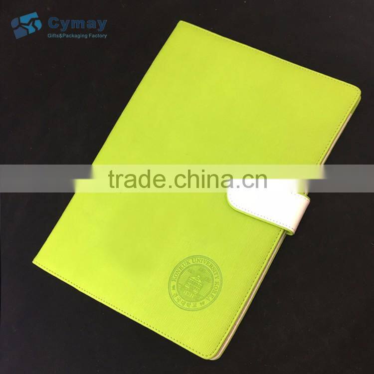 Card holder File folder cover with zipper pen holder documentary folder
