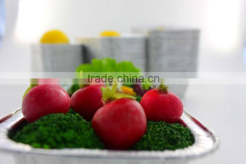 2016 Round Disposable Aluminum Foil trays/catering Trays