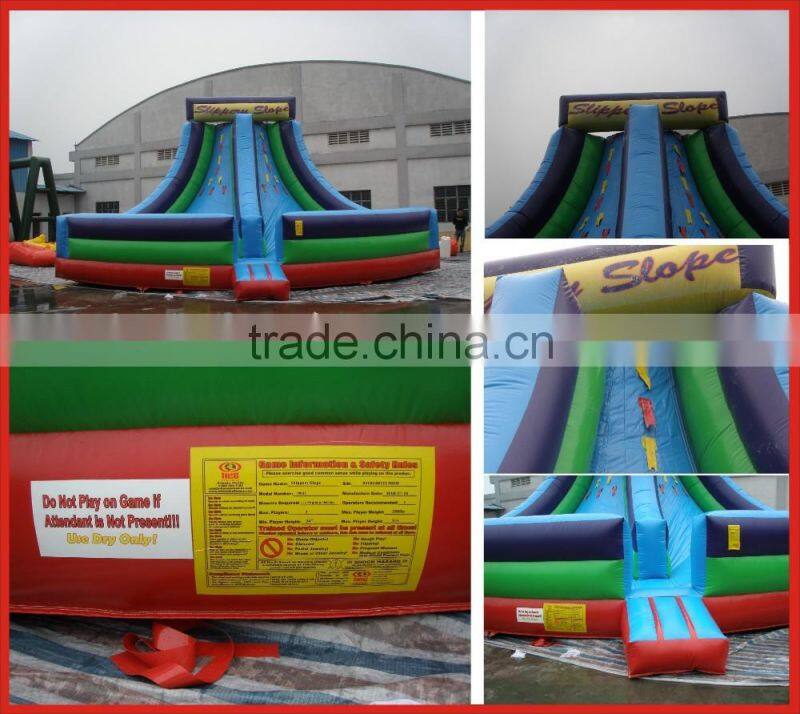 OEM Inflatable Slippery Slope Slide