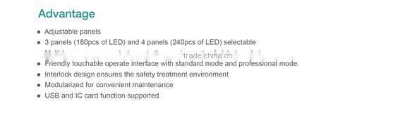 Apolo med LED PDT therapy for acne scar wrinkle PDT red light therapy portable