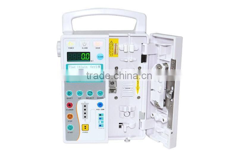 2017 new LCD Display portable infusion pump medical equipment by CE ISO certified
