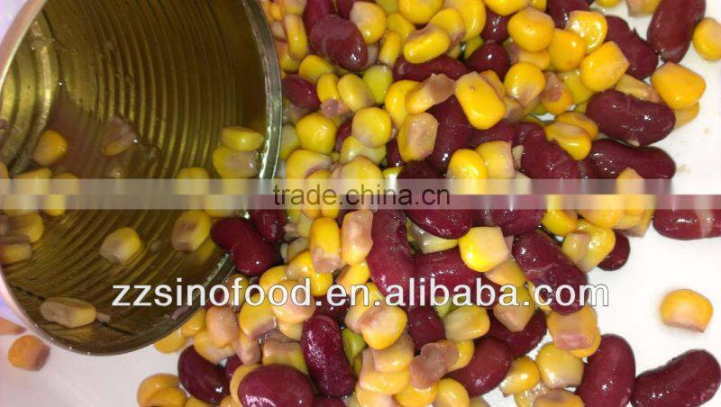 400g Canned Mixed Red Kidney Beans and Sweet Corn Chinese Supplier