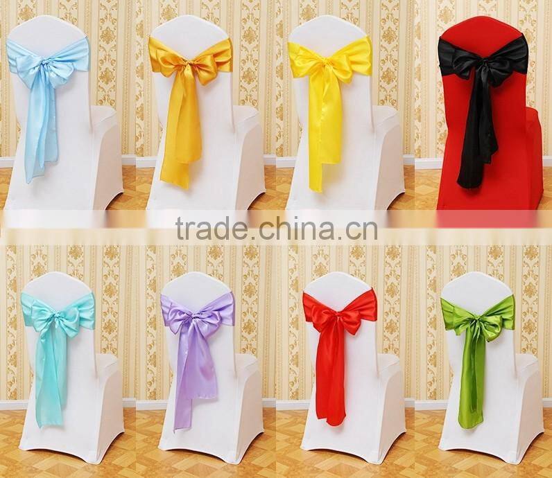 colorful high quality chair sashes for weddings