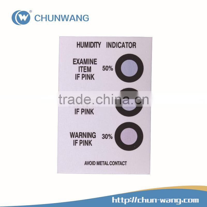 Wholesale Price 10%-40% Humidity Indicator Card with 4 Dots