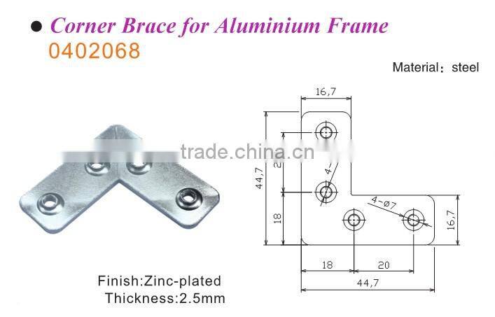90 degree furniture cabinet steel angle code corner connector or corner braces angle brakets
