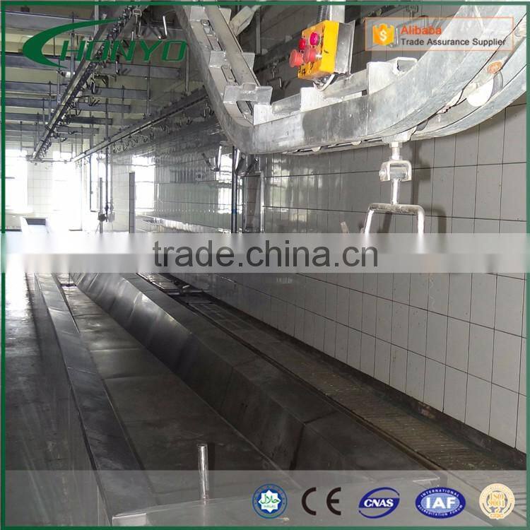 Sheep goat viscera removing transportation line for slaughterhouse plant