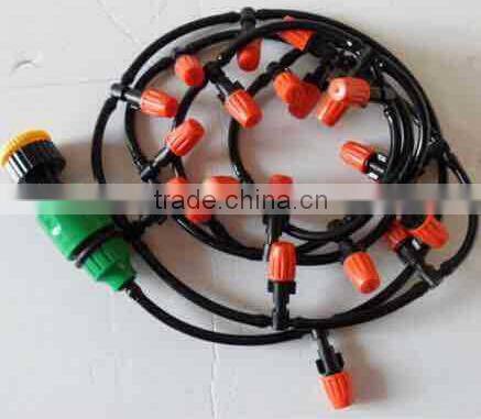 Suitable water flowers set for garden irrigation