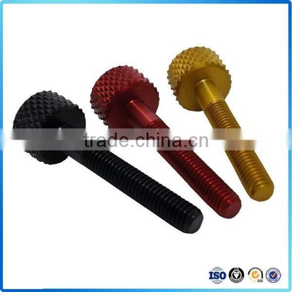 Custom ISO9001 brass hex screw with double threads