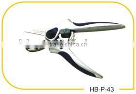 71/2"New design two color plastic gardening tools with stainless steel gardening scissors