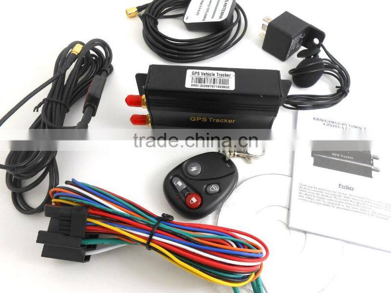 Cheap Price Google Online Software Car GPS Tracker With Remote Controller TK103B