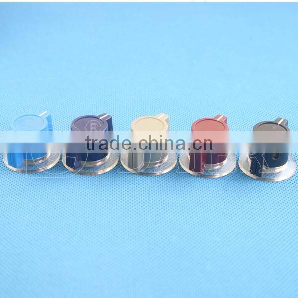 Blue Marconi style Neve knobs replicas 6.0/6.35mm set screw rotary switch knob, skirted