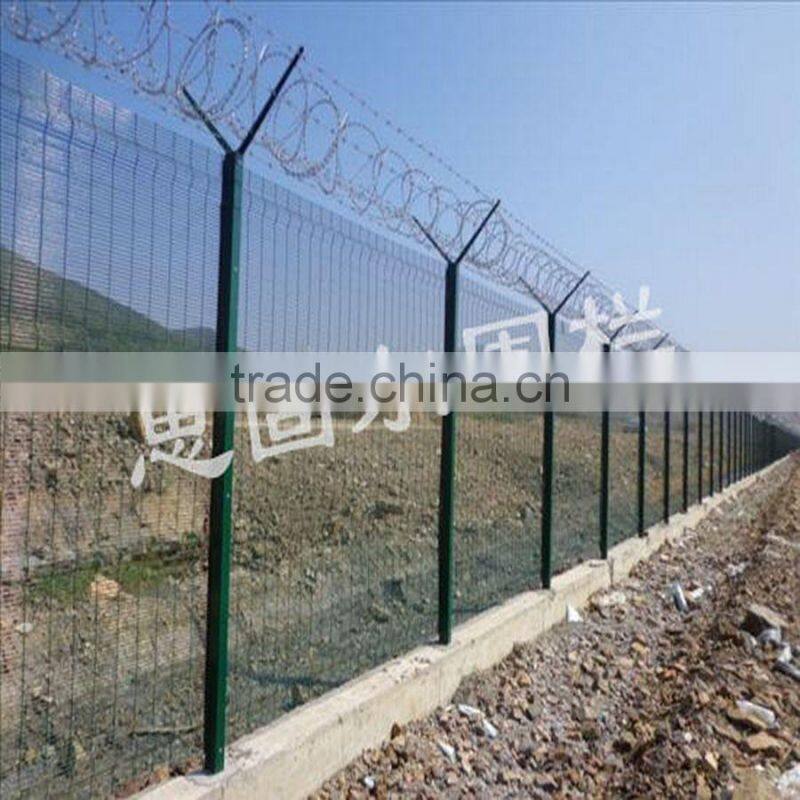 anti climb galvanized 358 security fence