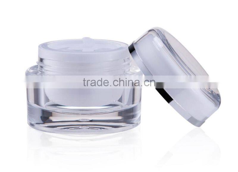 Empty makeup cosmetic jars for makeup packaging