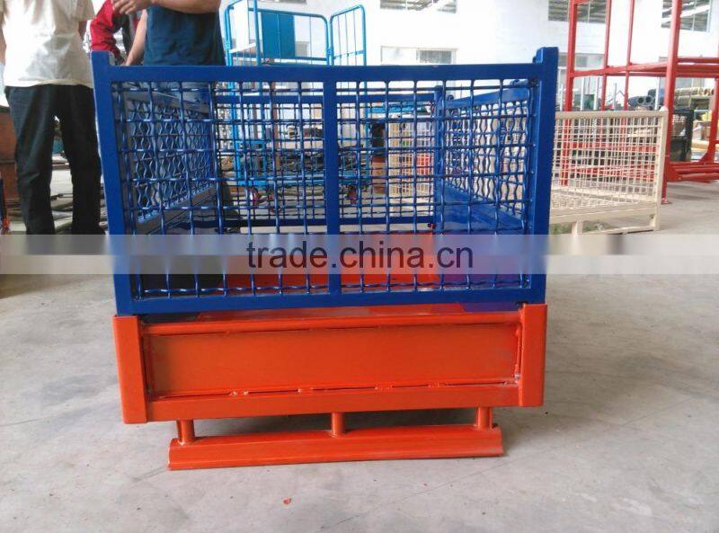 foldable steel wire container without wheels