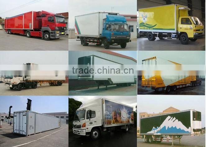 Plastic fiberglass truck box body with great price