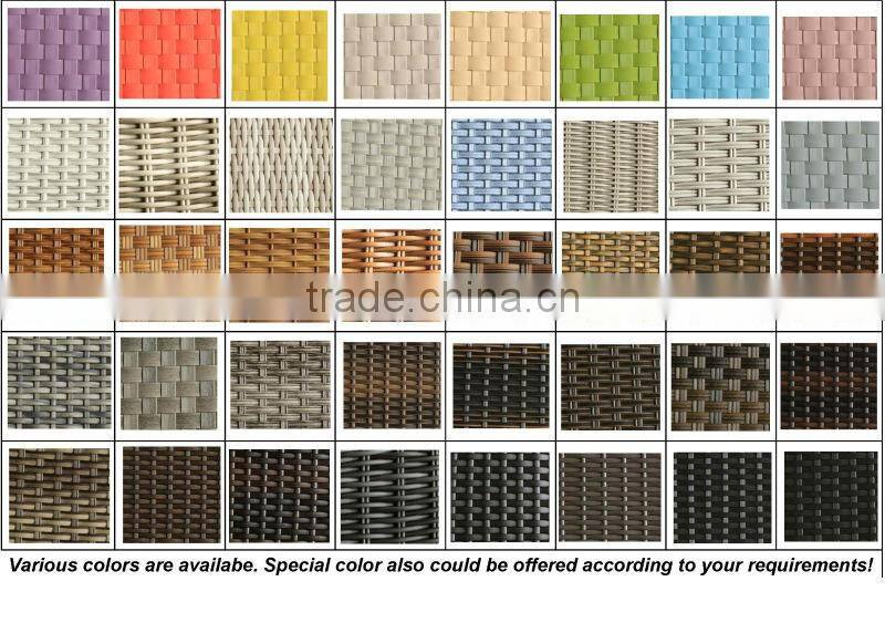 Classic and durable food grade plastic wicker hand woven bread basket for bakery display