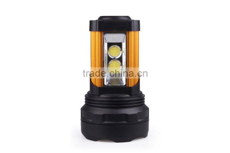handheld rechargeable outdoor maintenance high power searchlight 5JG-A399 cree 15w maintenance work light and side warning light