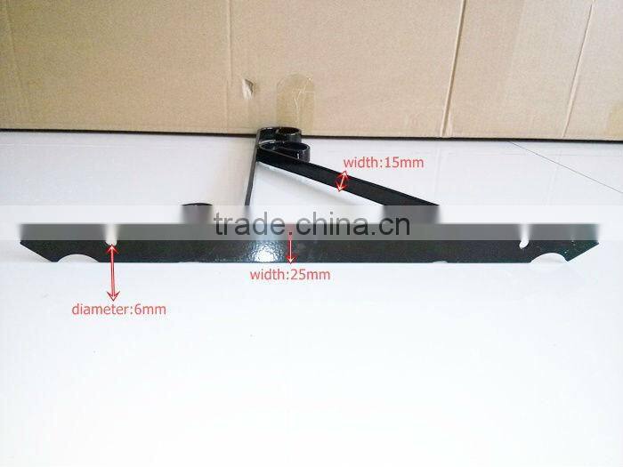 Wrought Iron Rustic Wall Garden Bracket Decor Hook Hang Flowers Baskets Lanterns