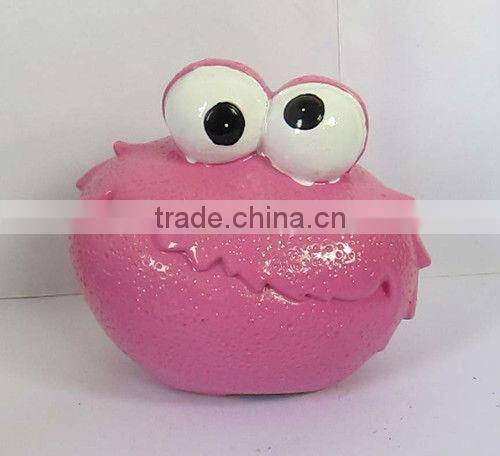 Polyresin cute saving bank