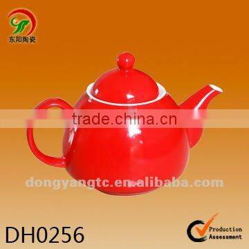 900cc red glazed teapot chinese
