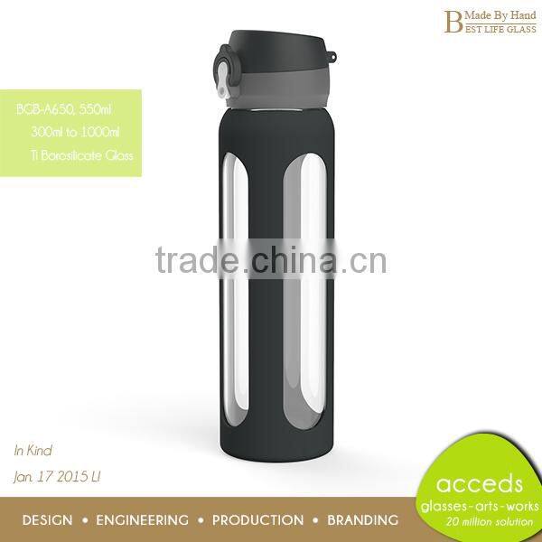 Fashion Customed Fancy Glass Bottle For Cola And Soda