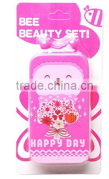 Supply Cartoon bee nail clippers makeup kit