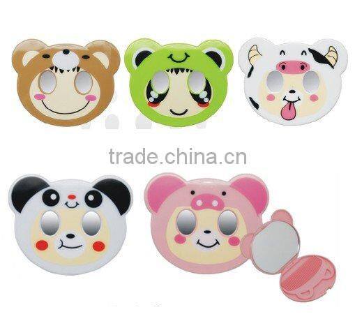 Supply cartoon comb cosmetic mirror