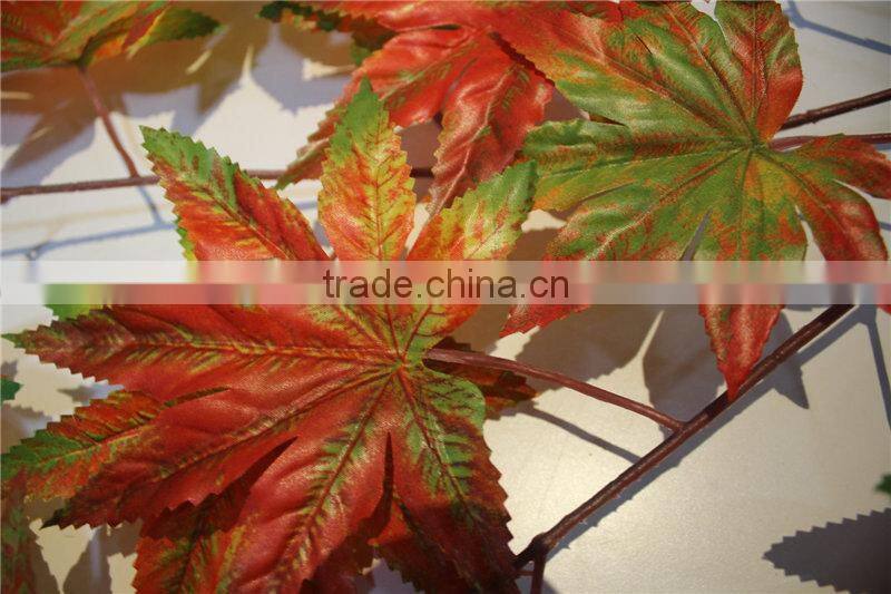 artificial plants artificial leaf branch decor autumn maple leaf decoration