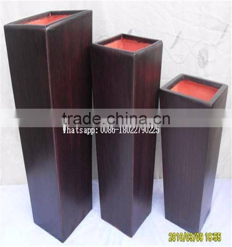 LXY072311 China manufacturer garden decoration plant pot fiberglass flower pot