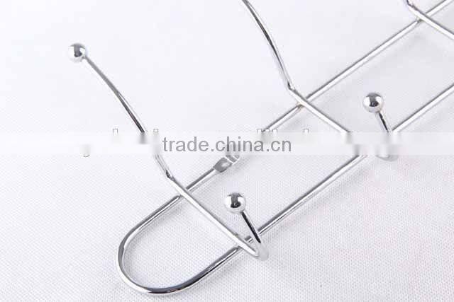 Double row iron beads coat hook