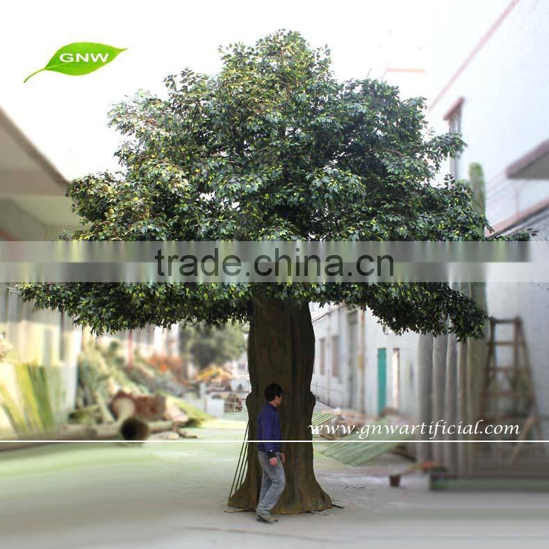 GNW BTR014 Cheap green willow with wood trunk for decoration